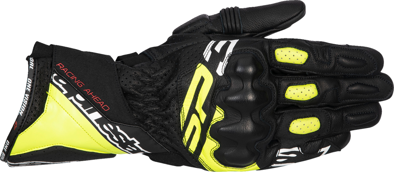 ALPINESTARS SP-3 Gloves - Black/Fluo Yellow/White - 3XL 3550925-158-3X