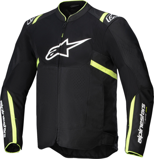 ALPINESTARS T-SPS Air v2 Jacket - Black/Yellow Fluo - 2XL 3301025-155-2XL