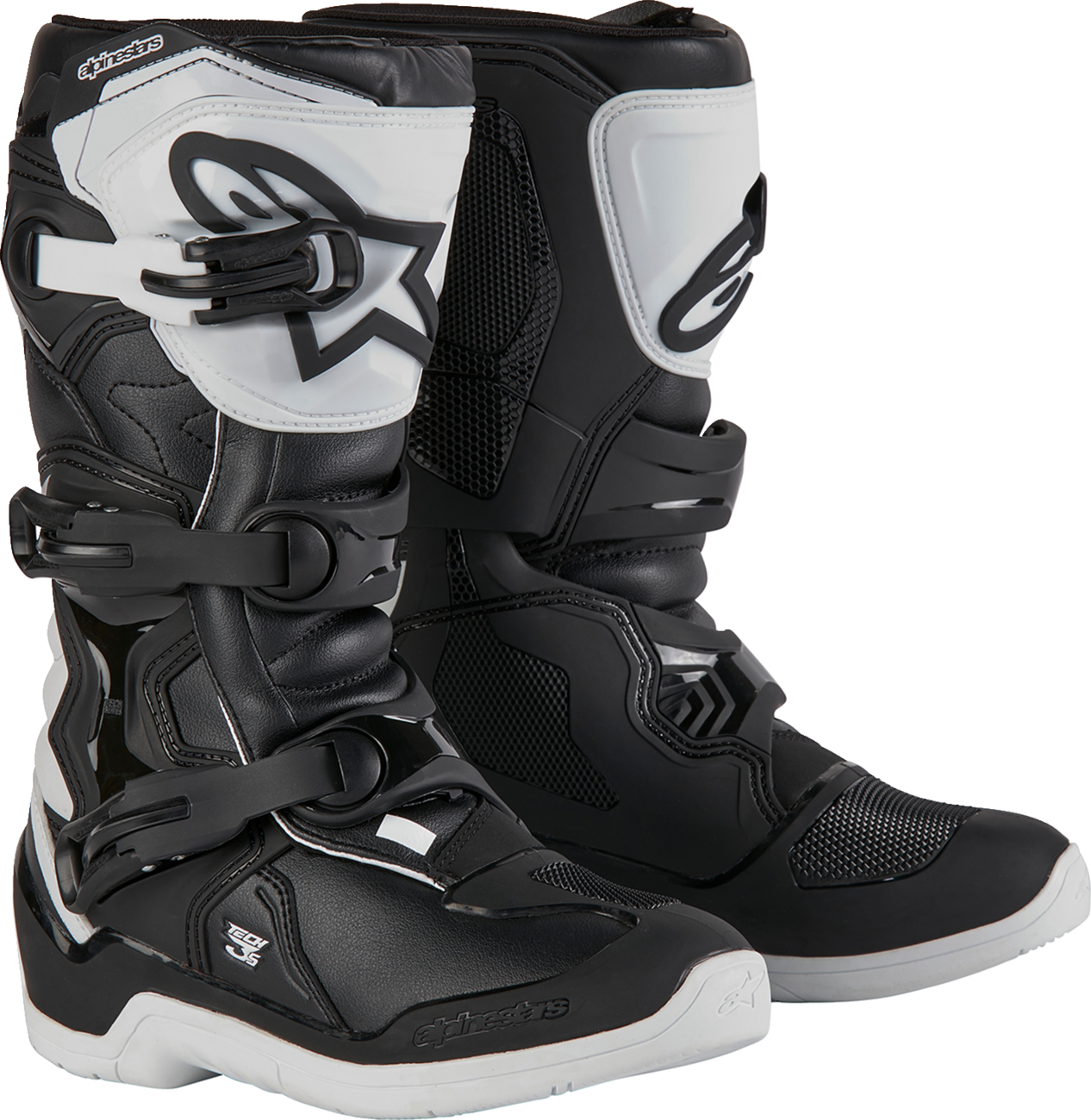 ALPINESTARS Youth Tech3S Boots - Black/White - US 6 / EU 39 2014024-21-6