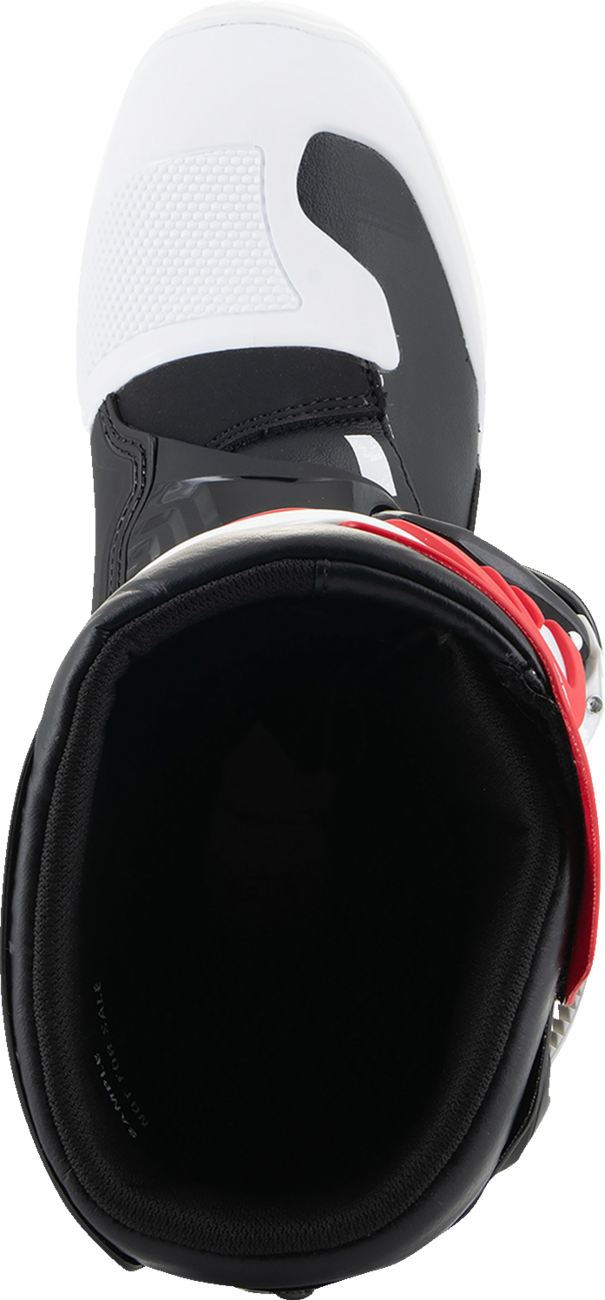 ALPINESTARS Youth Tech3S Boots - White/Black/Red - US 5 / EU 38 2014024-2030-5