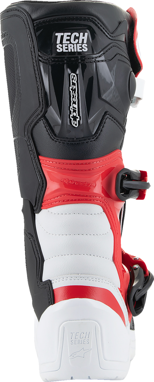 ALPINESTARS Youth Tech3S Boots - White/Black/Red - US 5 / EU 38 2014024-2030-5