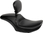 LE PERA Outcast Seat - With Backrest - Plain - FLH/FLT '23-'25 LV-987BR