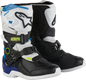 ALPINESTARS Kids Tech 3S Boots - White/Black/Blue - US 1 / EU 33 2014524-2179-1
