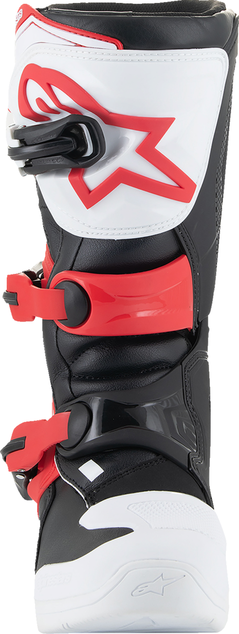 ALPINESTARS Youth Tech3S Boots - White/Black/Red - US 4 / EU 37 2014024-2030-4