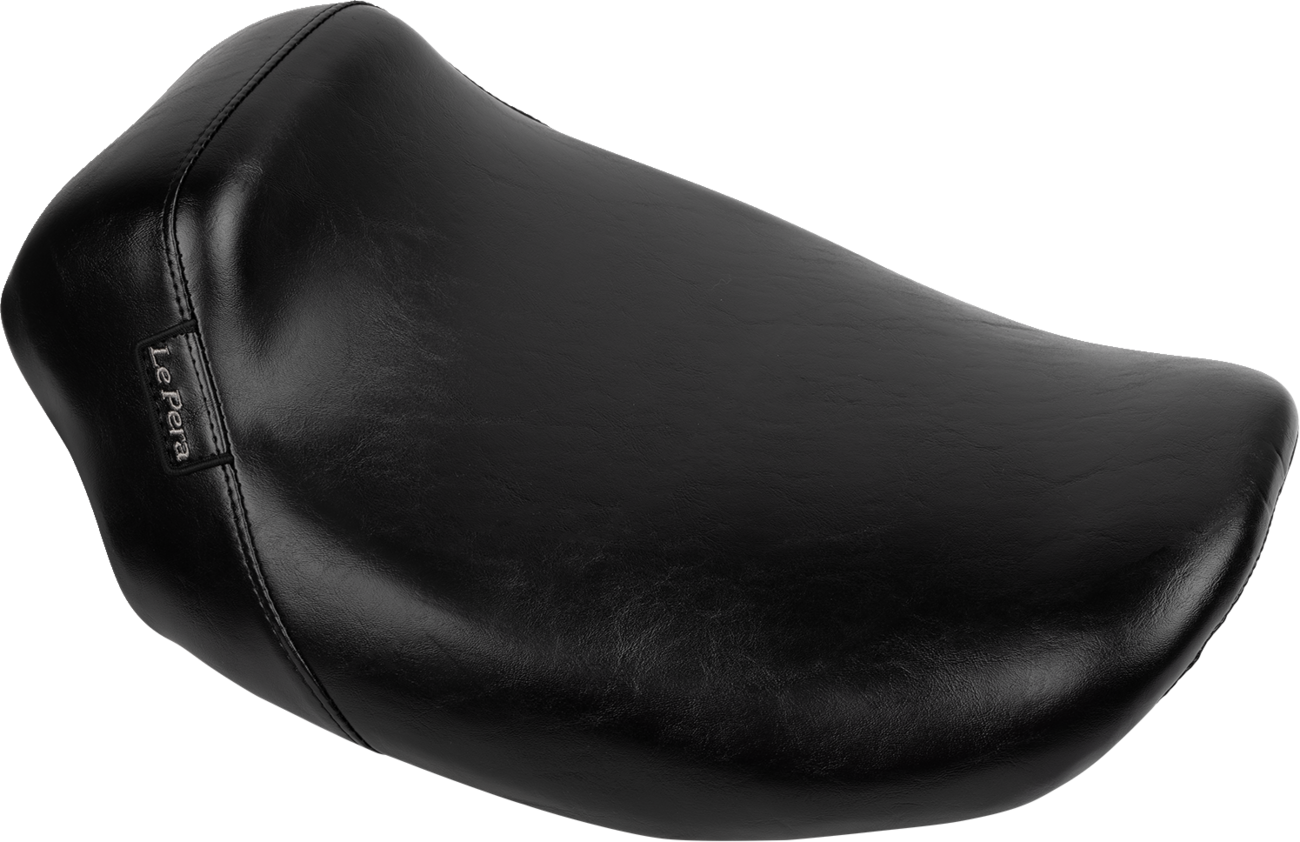 LE PERA Bare Bones Solo Seat - Smooth - Black - FLH/FLT '23-'25 LV-005