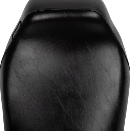 LE PERA Bare Bones Solo Seat - Smooth - Black - FLH/FLT '23-'25 LV-005