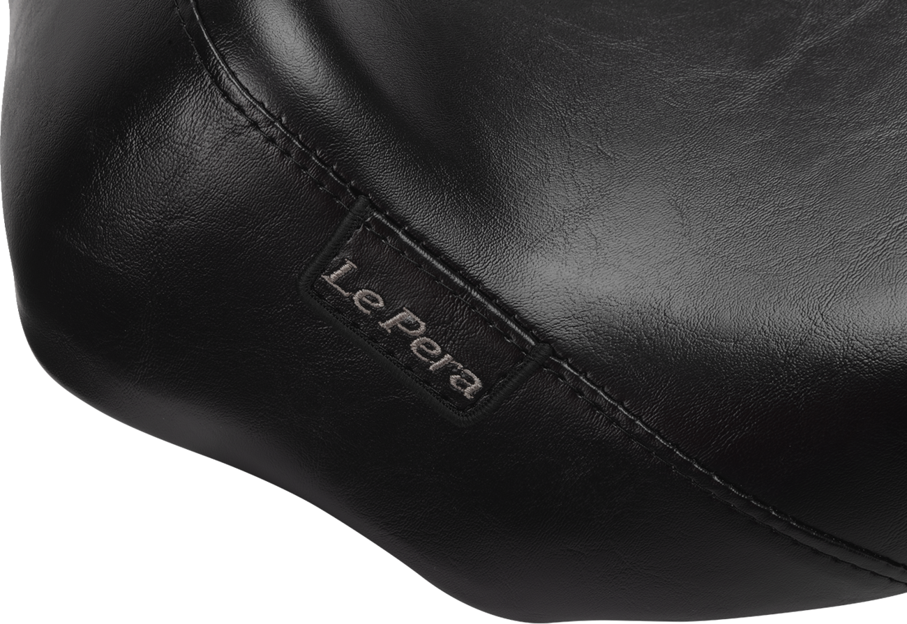 LE PERA Bare Bones Solo Seat - Smooth - Black - FLH/FLT '23-'25 LV-005
