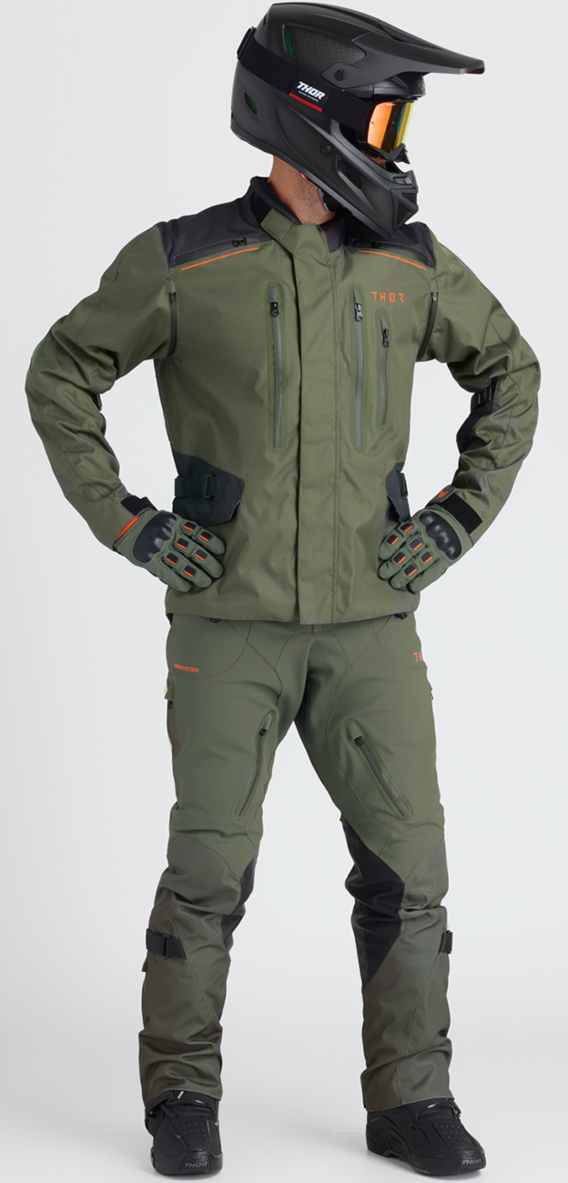 THOR Range Jacket - Army/Orange - 2XL 2920-0841