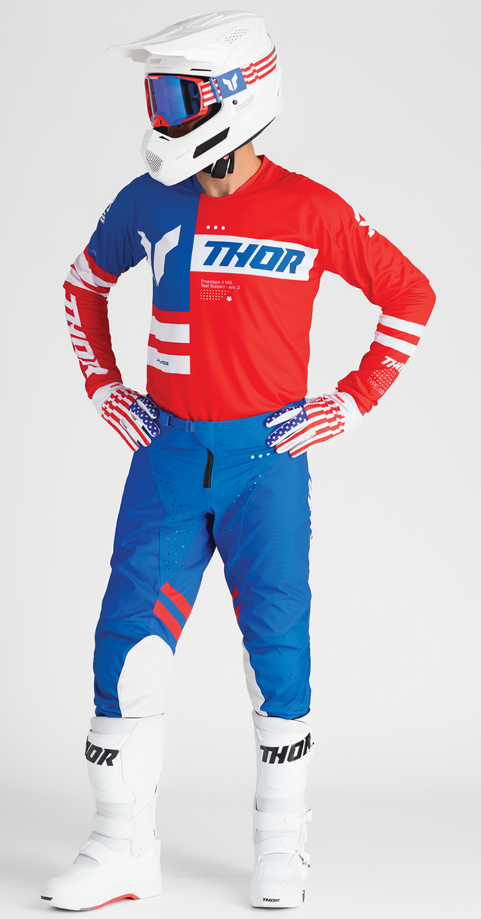 THOR Launchmode Patriot Pants - Red/White/Blue - US 42 2901-11994