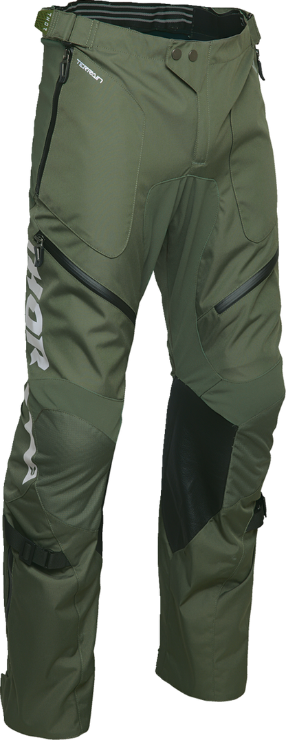 THOR Terrain Over-the-Boot Pants - Army/Charcoal - US 30 2901-12150
