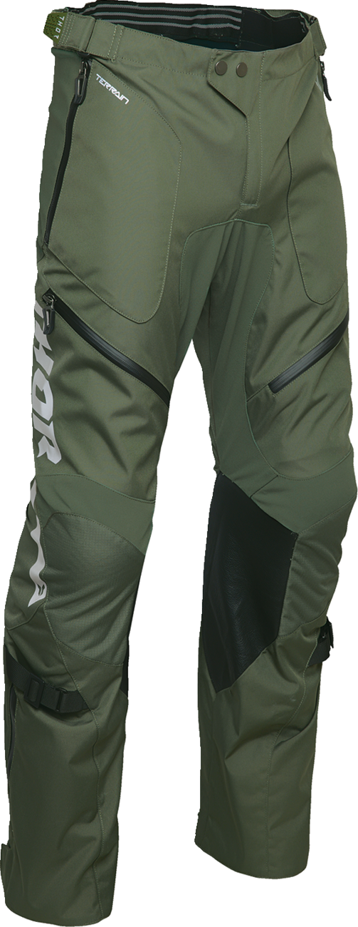 THOR Terrain Over-the-Boot Pants - Army/Charcoal - US 48 2901-12159