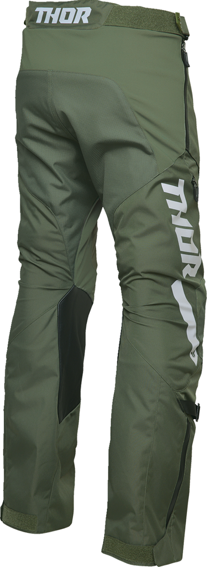 THOR Terrain Over-the-Boot Pants - Army/Charcoal - US 28 2901-12149