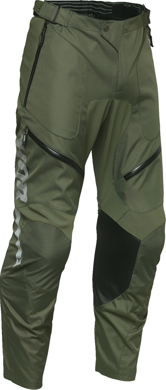 THOR Terrain In-the-Boot Pants - Army/Charcoal - US 36 2901-12186