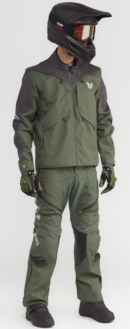 THOR Terrain Over-the-Boot Pants - Army/Charcoal - US 38 2901-12154