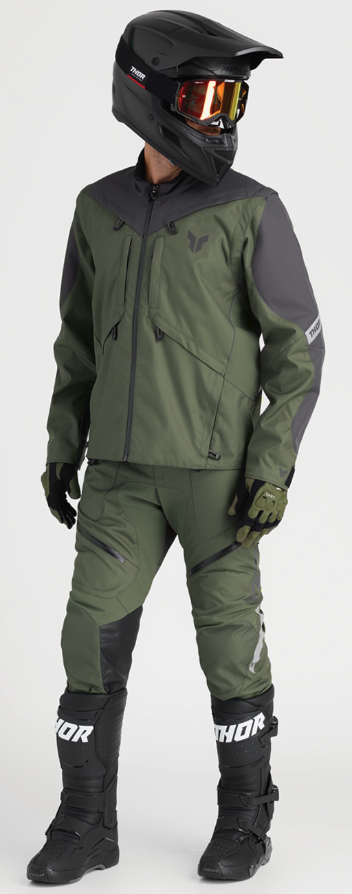 THOR Terrain In-the-Boot Pants - Army/Charcoal - US 36 2901-12186