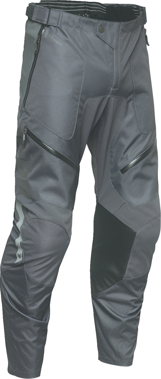 THOR Terrain In-the-Boot Pants - Charcoal - US 34 2901-12207
