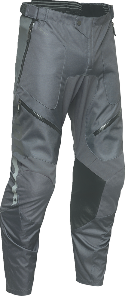THOR Terrain In-the-Boot Pants - Charcoal - US 34 2901-12207
