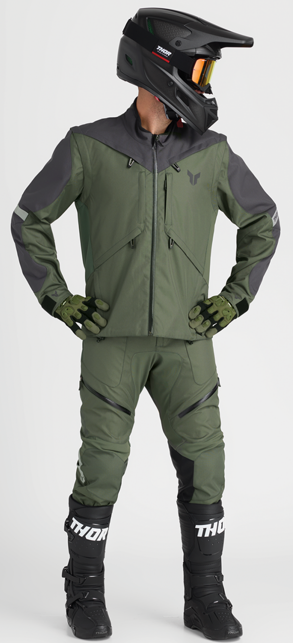 THOR Terrain In-the-Boot Pants - Army/Charcoal - US 46 2901-12191