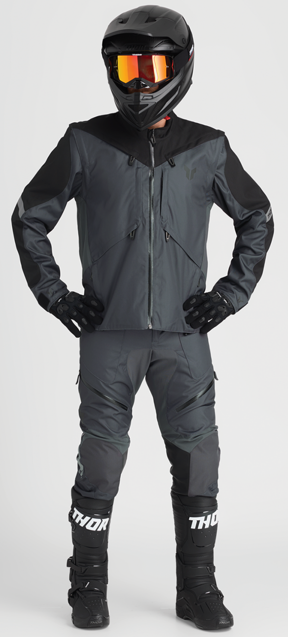 THOR Terrain In-the-Boot Pants - Charcoal - US 34 2901-12207
