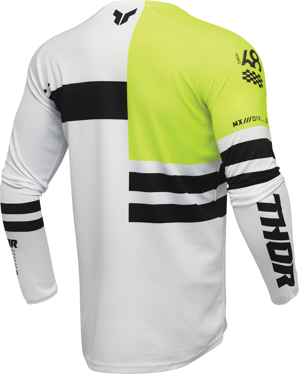 THOR Launchmode Dozer Jersey - Acid/Black - Medium 2910-8279