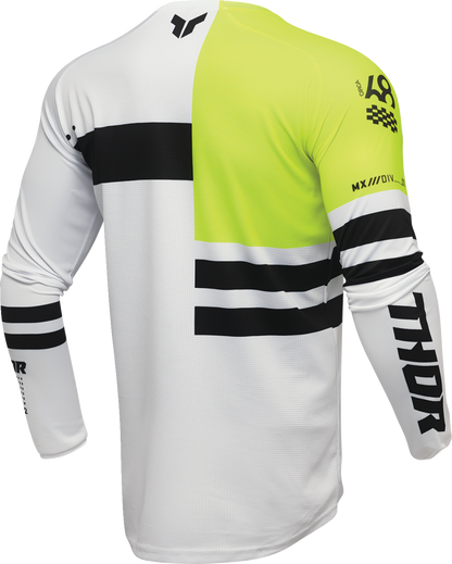 THOR Launchmode Dozer Jersey - Acid/Black - Medium 2910-8279