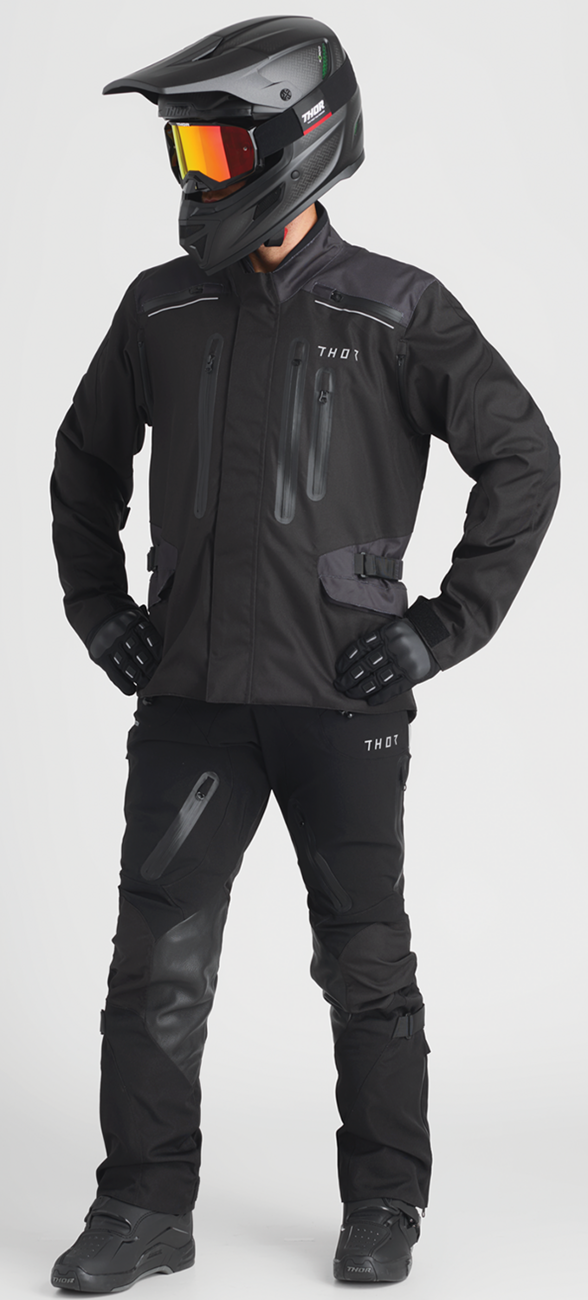 THOR Range Jacket - Black/Heather - Small 2920-0843