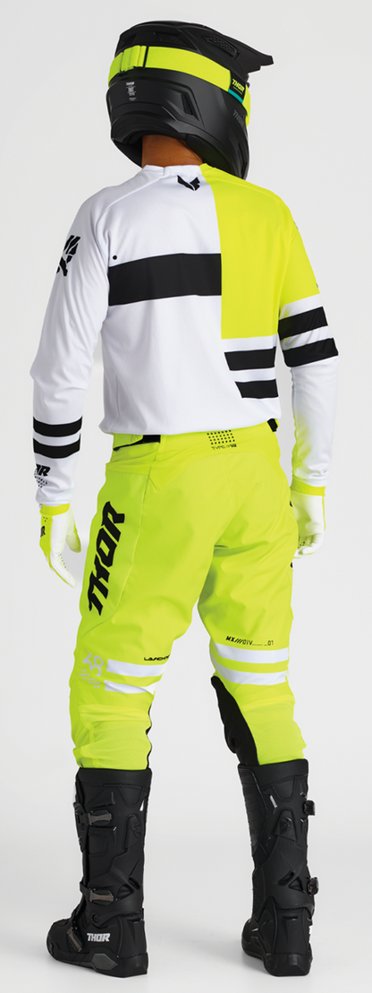 THOR Launchmode Dozer Jersey - Acid/Black - Medium 2910-8279