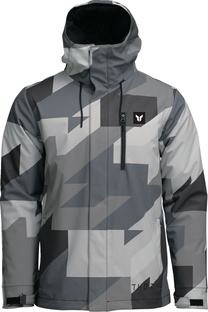THOR Tour Jacket - Brave Gray/Black Camo - Small 2920-0861