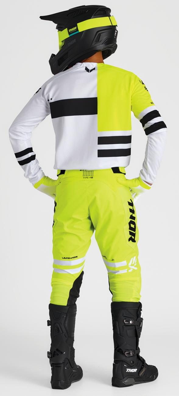 THOR Launchmode Dozer Jersey - Acid/Black - Medium 2910-8279