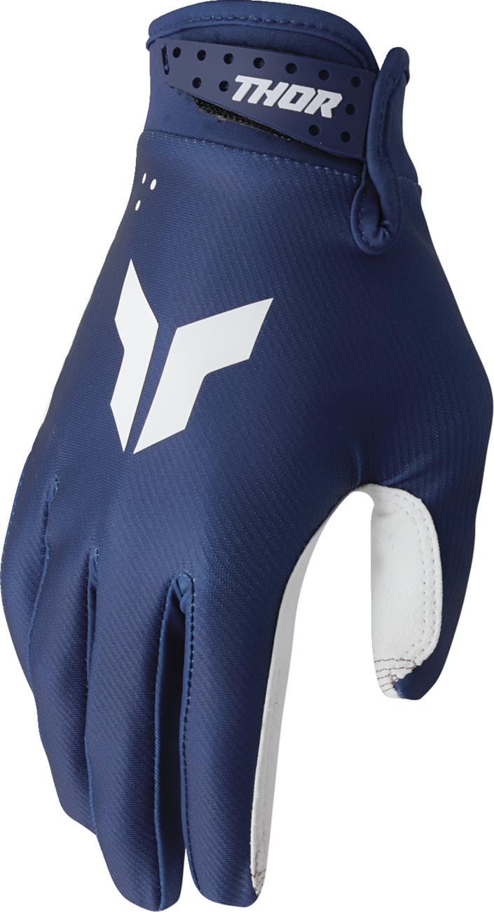 THOR Launchmode Gloves - Navy - Medium 3330-8202