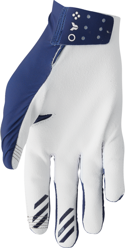 THOR Sportmode Iconic Gloves - Navy/White - Large 3330-8233