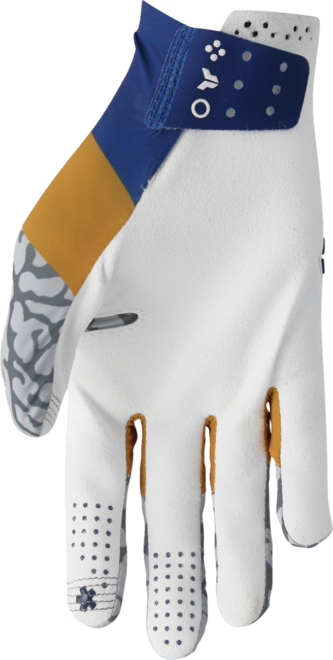 THOR Sportmode Bravo Gloves - Navy/Copper - XL 3330-8240