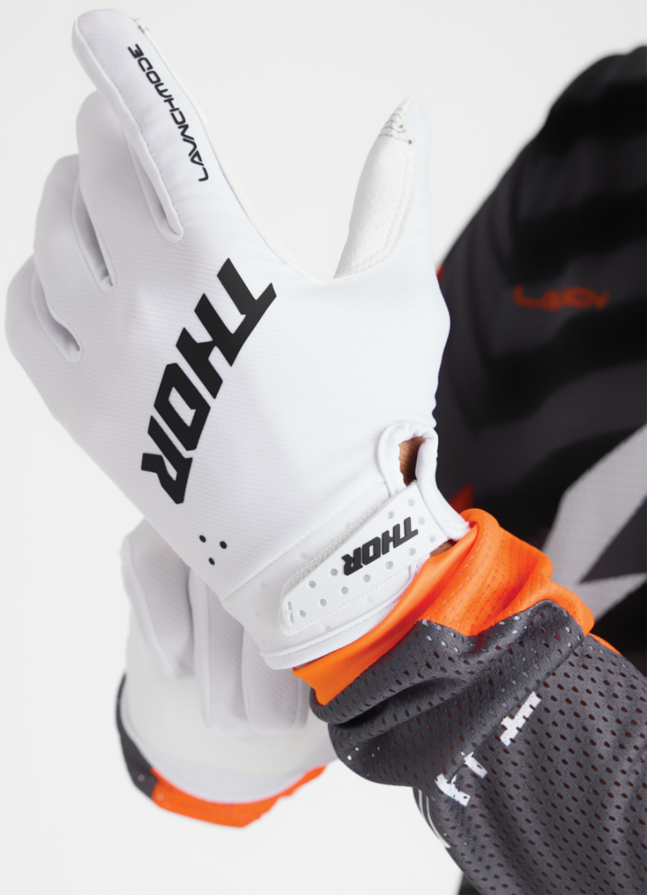 THOR Launchmode Gloves - White - XS 3330-8224