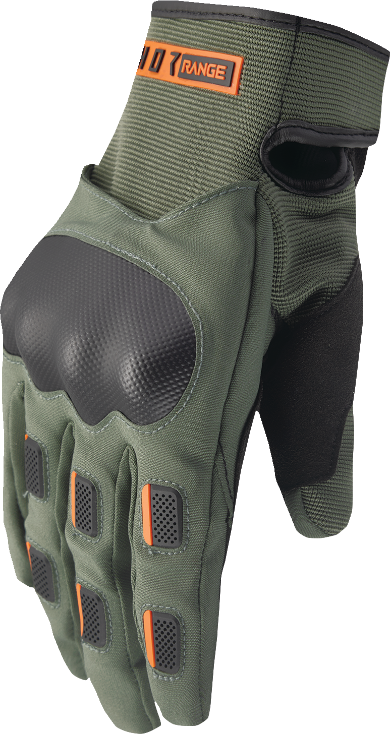 THOR Range Gloves - Army/Orange - 2XL 3330-8268