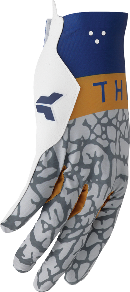 THOR Sportmode Bravo Gloves - Navy/Copper - Medium 3330-8238