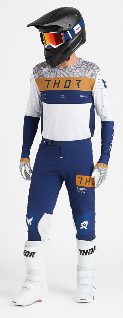 THOR Sportmode Bravo Gloves - Navy/Copper - XL 3330-8240
