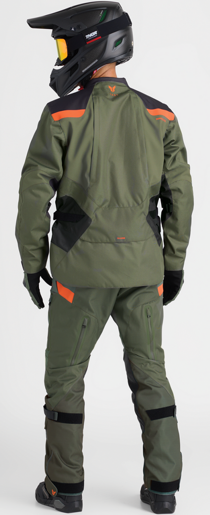 THOR Range Gloves - Army/Orange - Large 3330-8266