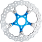 ARLEN NESS Spider Rotor - 12-3/8 Inch Front Brake Disc for Harley - Blue Finish Part 300-109