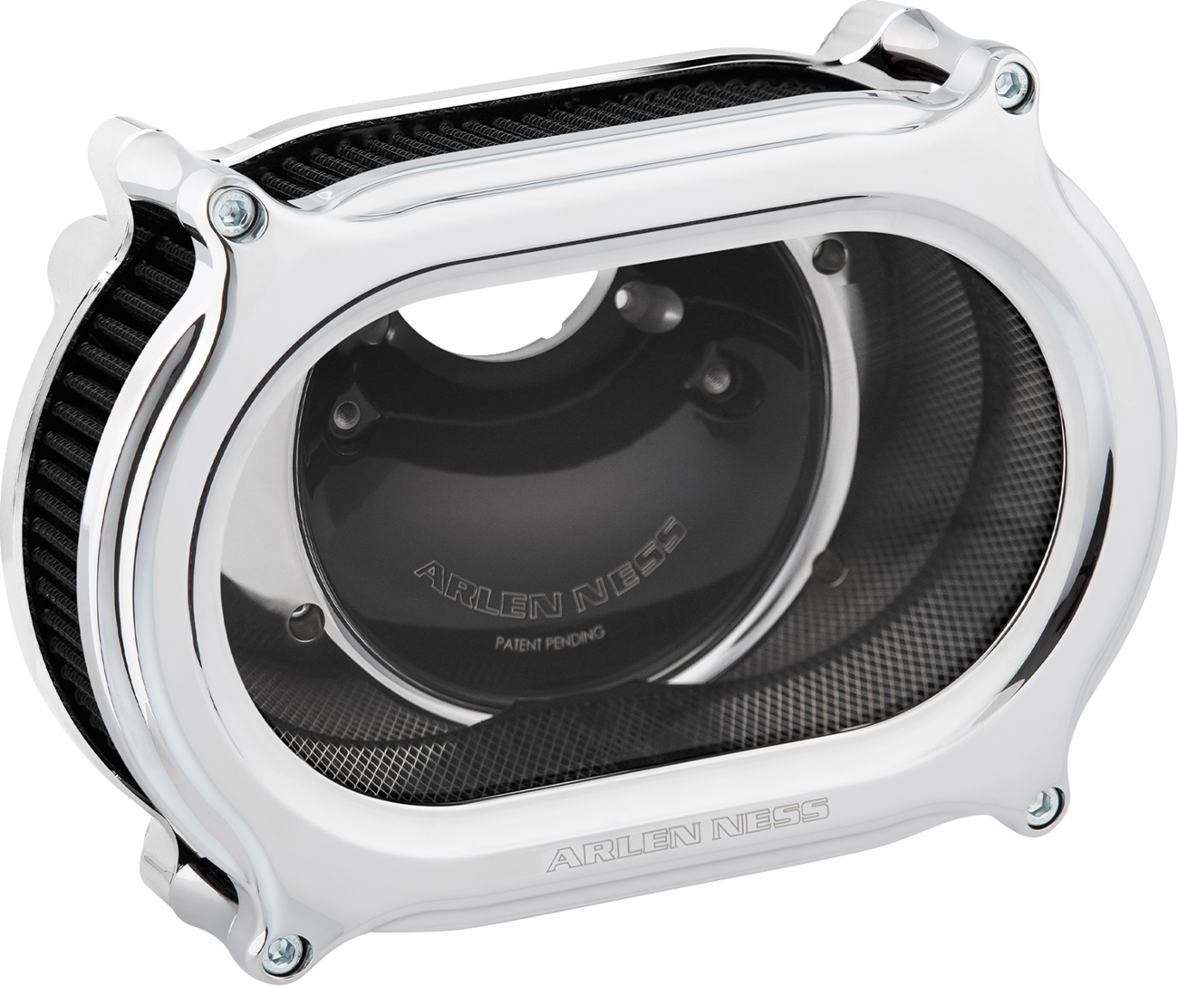 Arlen Ness Stage 2 Method™ Chrome Air Cleaner Kit (Part 600-213)