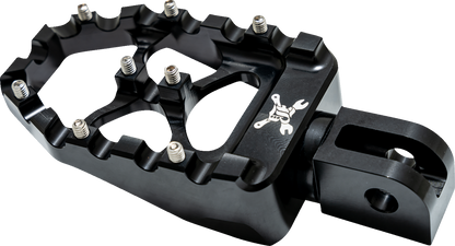 BURLY BRAND MX Evolution Passenger Pegs - Black - Softail B13-1017B