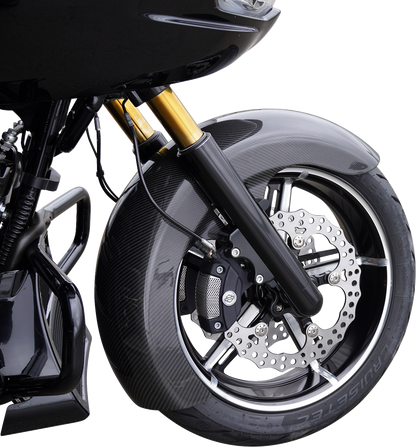 ARLEN NESS Front Fender - Fat Wrapper - 18" - Carbon Fiber - FLT '24-'25 210-042
