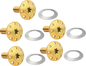 ARLEN NESS Bolt Kit - Holeshot/Front/Floating/Brake Rotor - Spoke Mount - Gold - 5 Pack 300-922