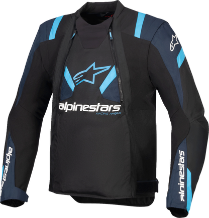 ALPINESTARS T-Stunt Air Jacket - Black/Dark Blue/Blithe Blue - 2XL 3301825-1386-2X