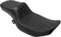 DRAG SPECIALTIES SEATS Extended Reach Predator III Seat - Double Diamond - Black Stitching - Vinyl - FLH/FLT '23-'24 4705B