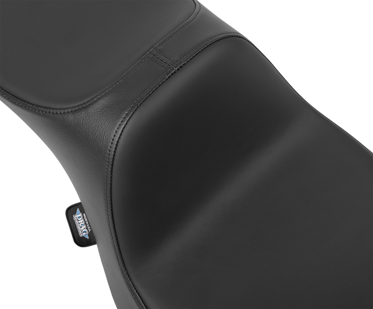 DRAG SPECIALTIES SEATS Extended Reach Predator III Seat - Vinyl/Solar Reflective Leather - Slipstop - FLH/FLT '23-'24 4705E