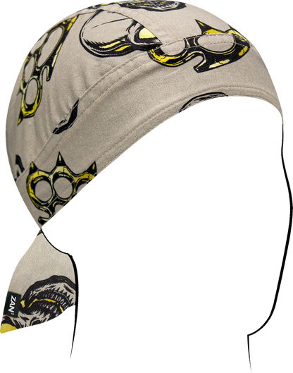 ZAN HEADGEAR Flydanna® Head Wrap Z211 - Greige Spiked Brass Knuckles
