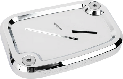 THRASHIN SUPPLY CO. Master Cylinder Cover - Brake - Front - Chrome TSC-3176-3