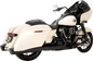 VANCE & HINES Razorback 450 Slip-On Mufflers - Black - M8 Bagger 47960