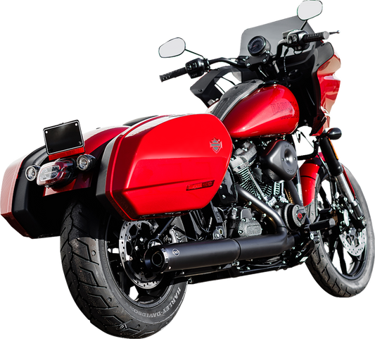 S&S CYCLE Grand National Slip-On Muffler - 50 State - 4" Black - M8 Softail 550-1159