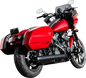 S&S CYCLE Grand National Slip-On Muffler - 50 State - 4" Black - M8 Softail 550-1159